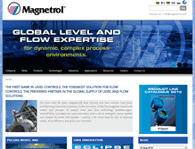 Tablet Screenshot of mx.magnetrol.com